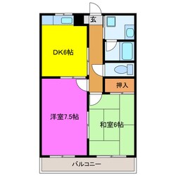 クラフトⅠの物件間取画像